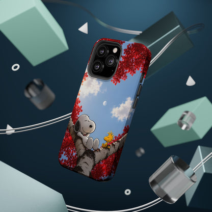 Fall Sky Comic Pup Phone Case