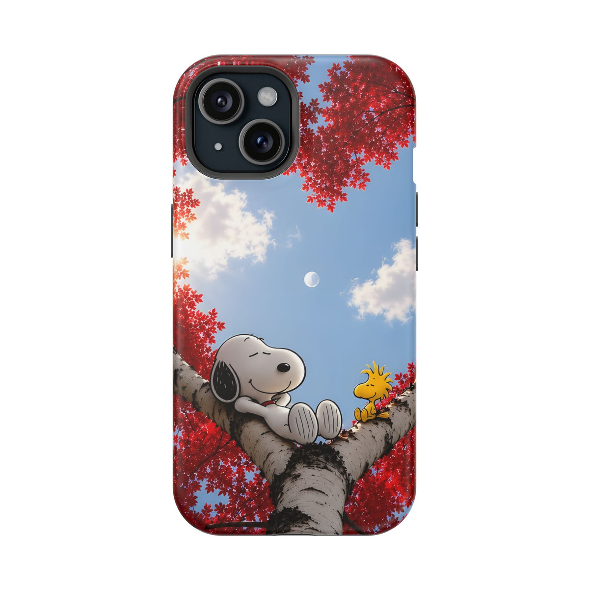 Fall Sky Comic Pup Phone Case
