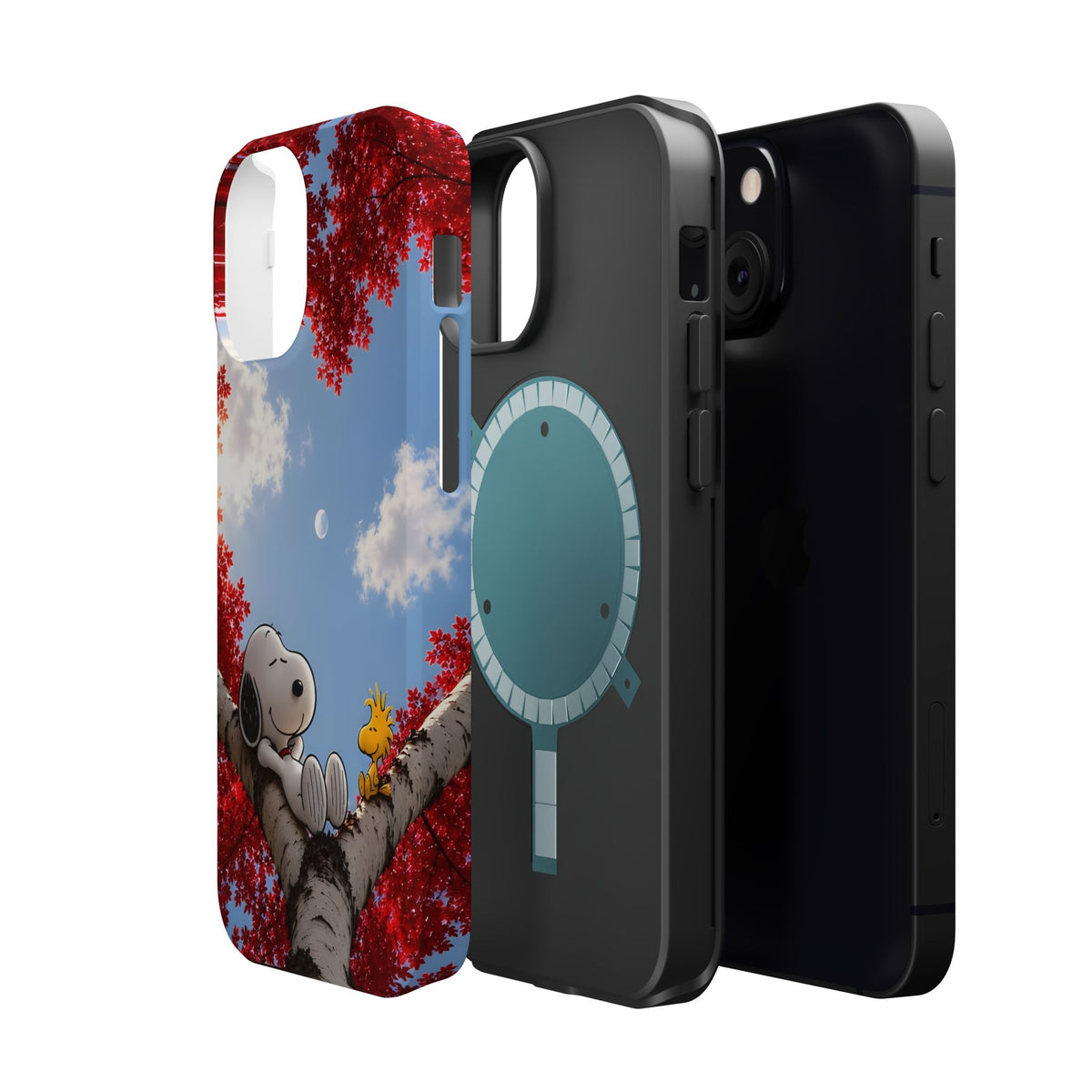 Fall Sky Comic Pup Phone Case
