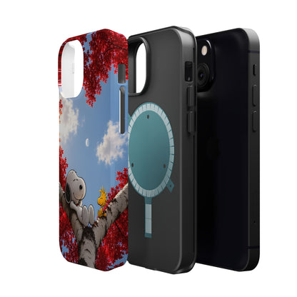 Fall Sky Comic Pup Phone Case