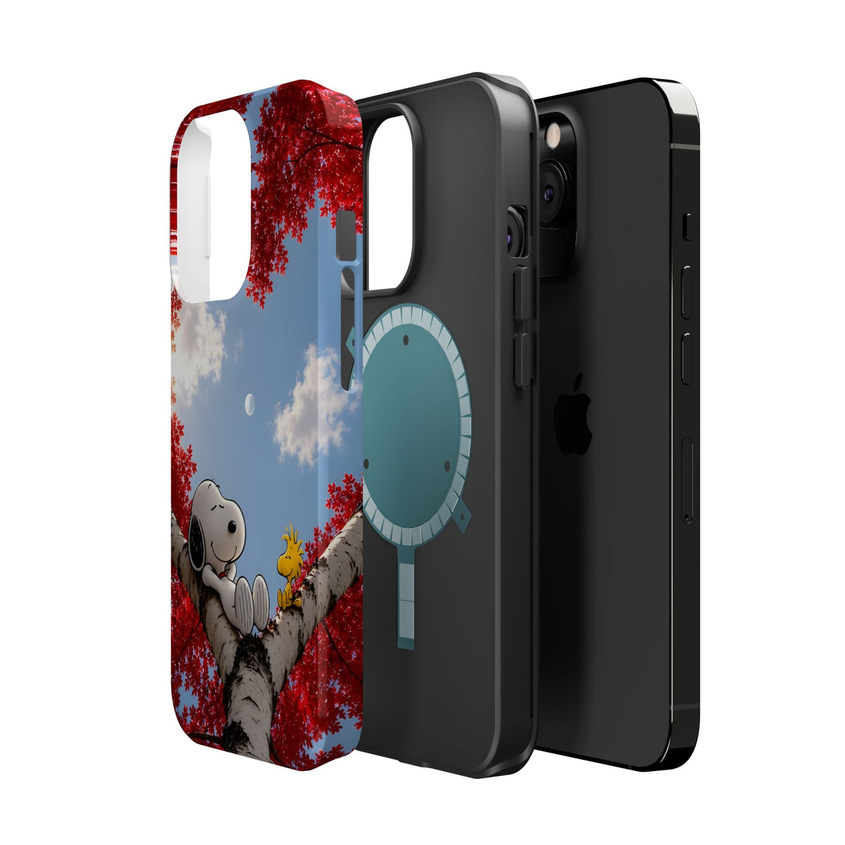Fall Sky Comic Pup Phone Case