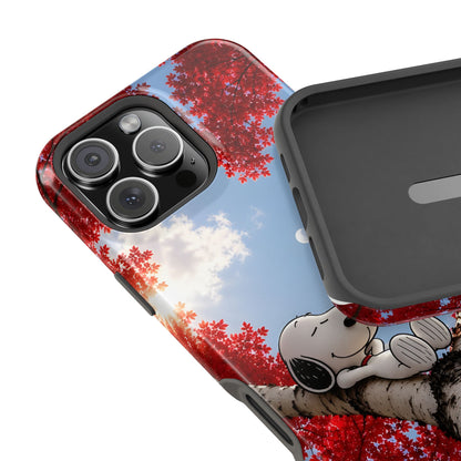 Fall Sky Comic Pup Phone Case