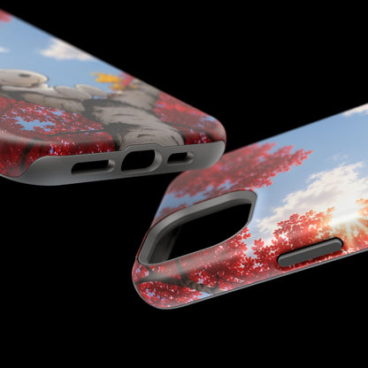 Fall Sky Comic Pup Phone Case