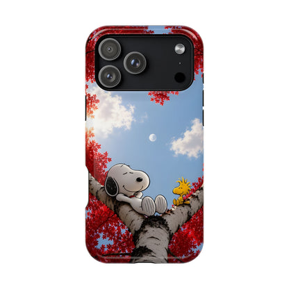 Fall Sky Comic Pup Phone Case