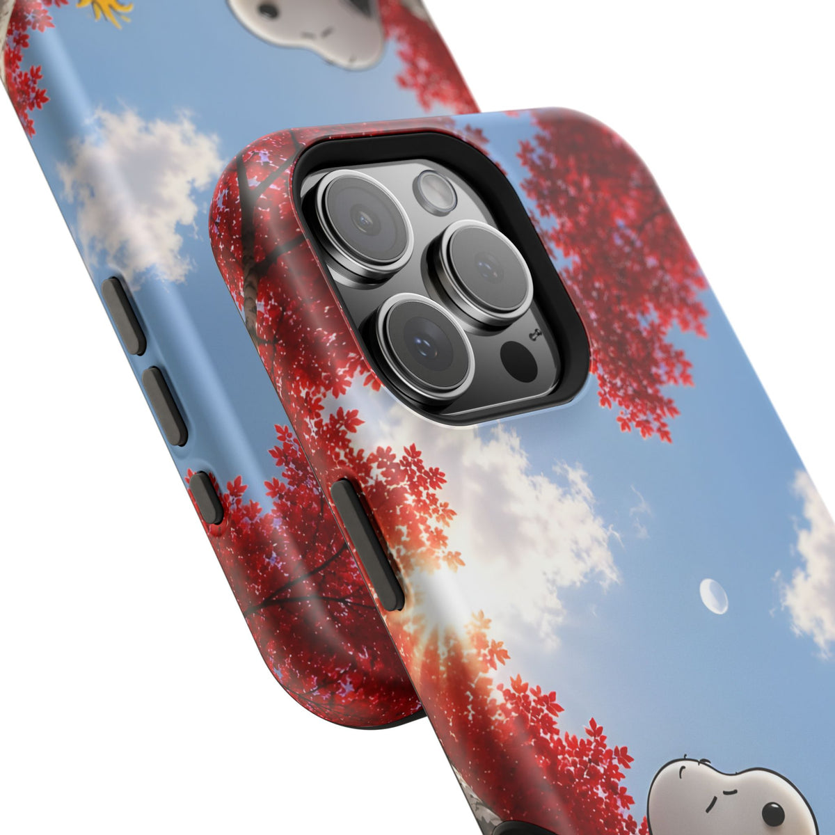 Fall Sky Comic Pup Phone Case