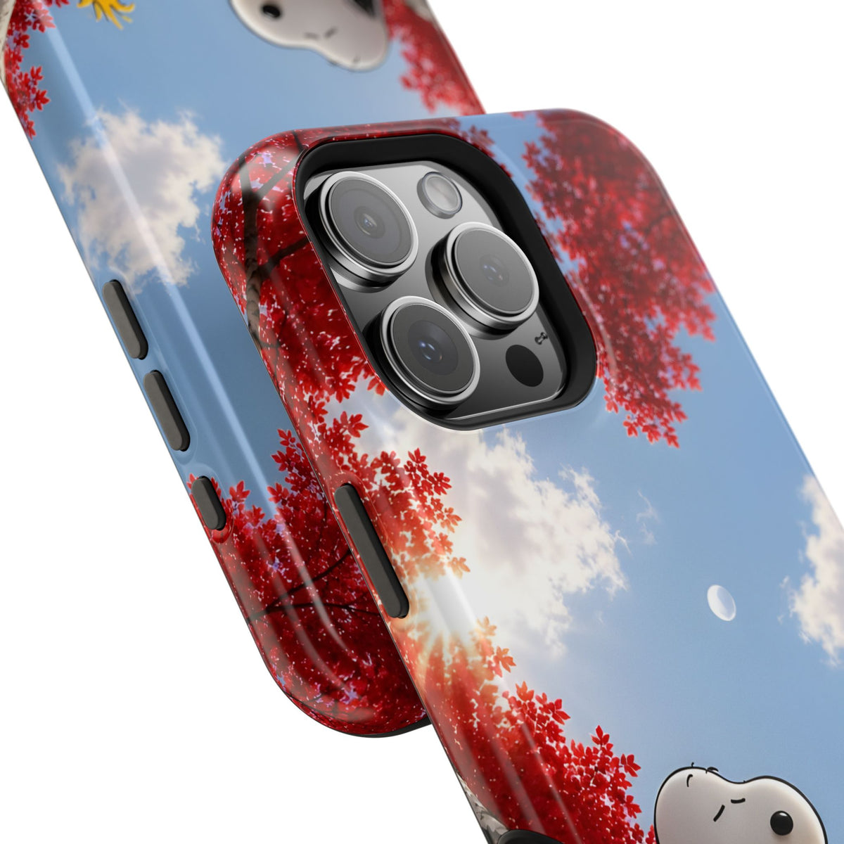 Fall Sky Comic Pup Phone Case