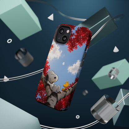 Fall Sky Comic Pup Phone Case