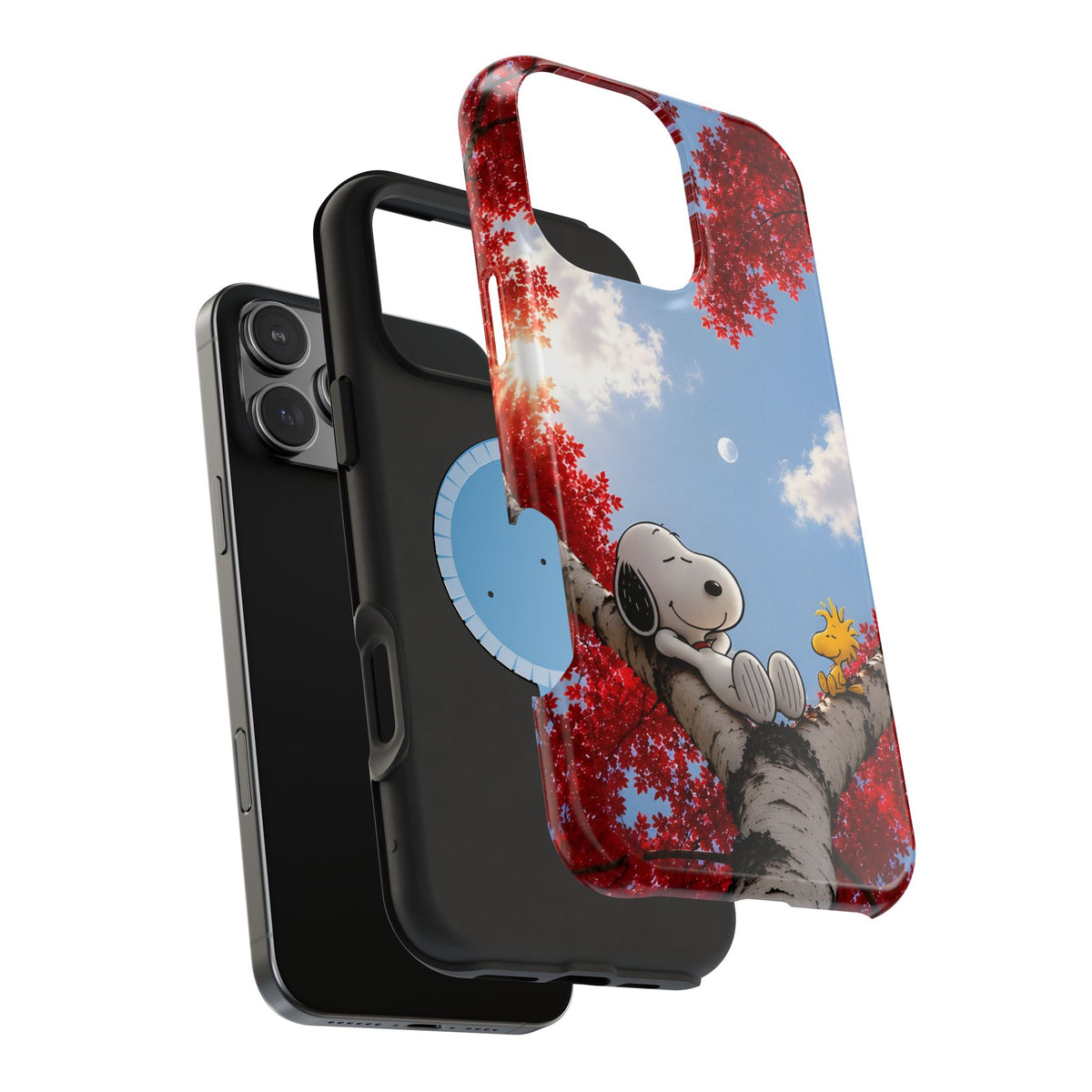 Fall Sky Comic Pup Phone Case