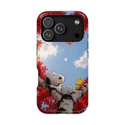 Fall Sky Comic Pup Phone Case