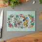 Glass Cutting Board — Snoopy Tropical Luau Design