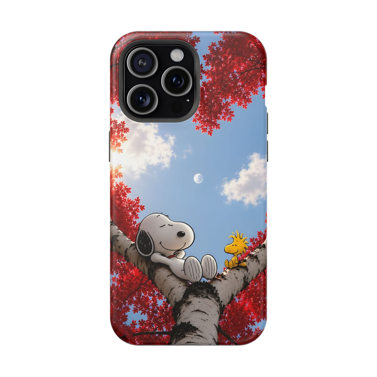 Fall Sky Comic Pup Phone Case