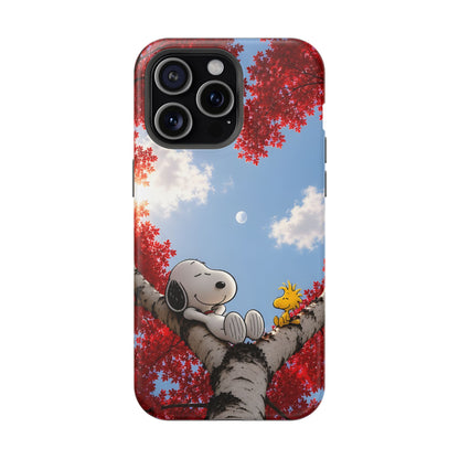 Fall Sky Comic Pup Phone Case