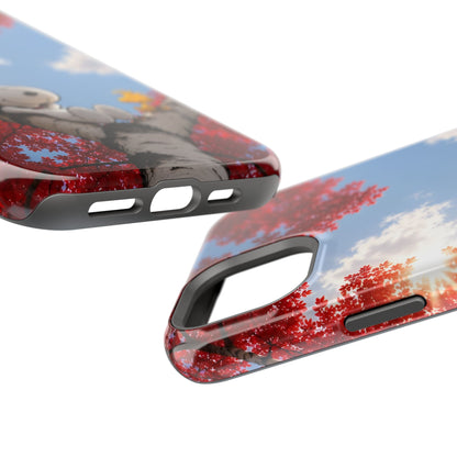 Fall Sky Comic Pup Phone Case