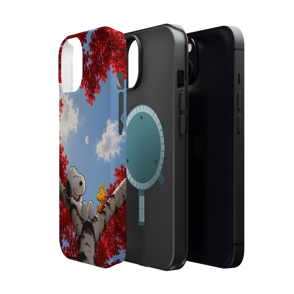 Fall Sky Comic Pup Phone Case