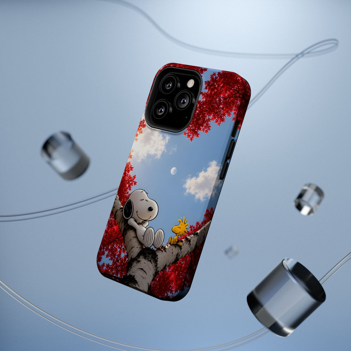 Fall Sky Comic Pup Phone Case