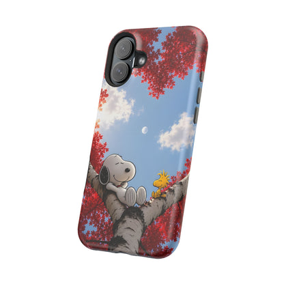 Fall Sky Comic Pup Phone Case