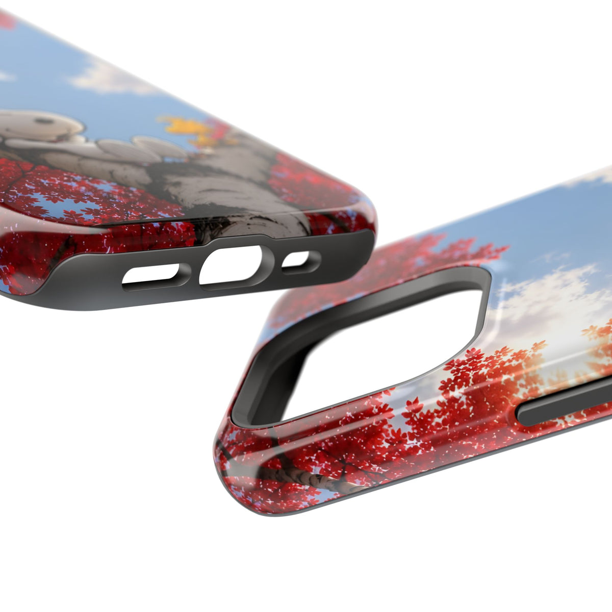 Fall Sky Comic Pup Phone Case