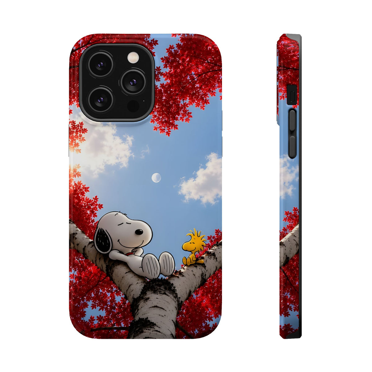 Fall Sky Comic Pup Phone Case