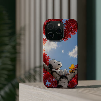 Fall Sky Comic Pup Phone Case