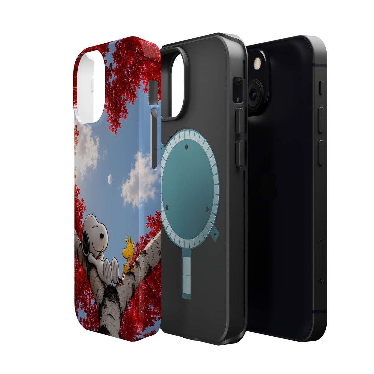 Fall Sky Comic Pup Phone Case