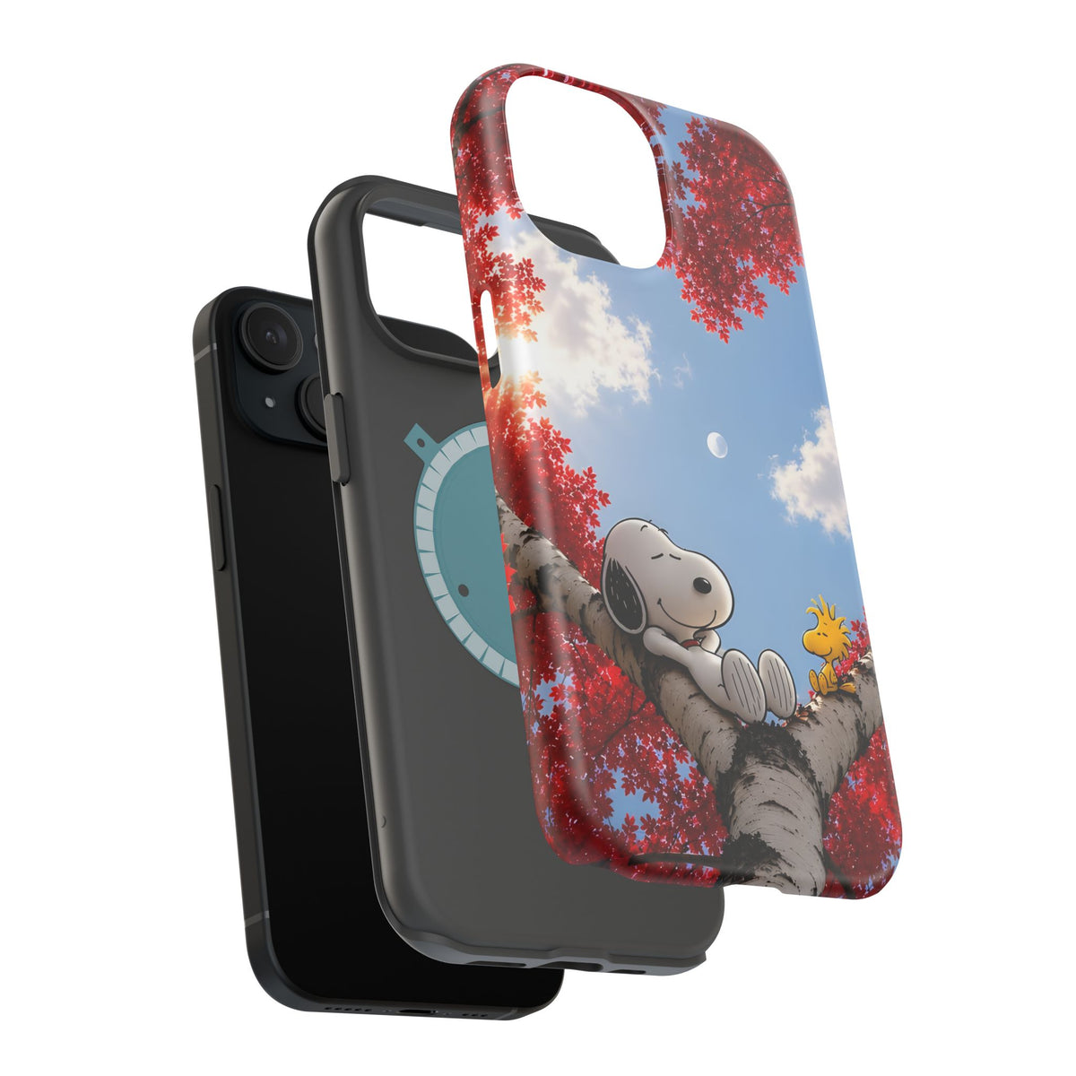 Fall Sky Comic Pup Phone Case