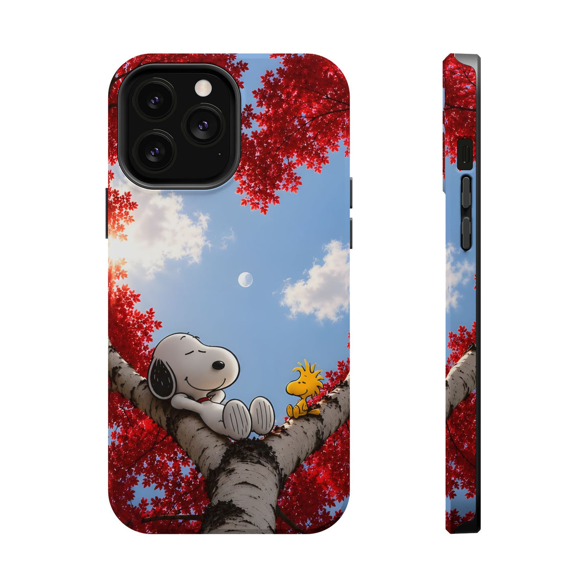 Fall Sky Comic Pup Phone Case