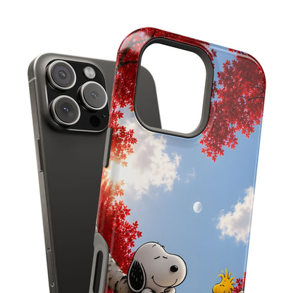 Fall Sky Comic Pup Phone Case