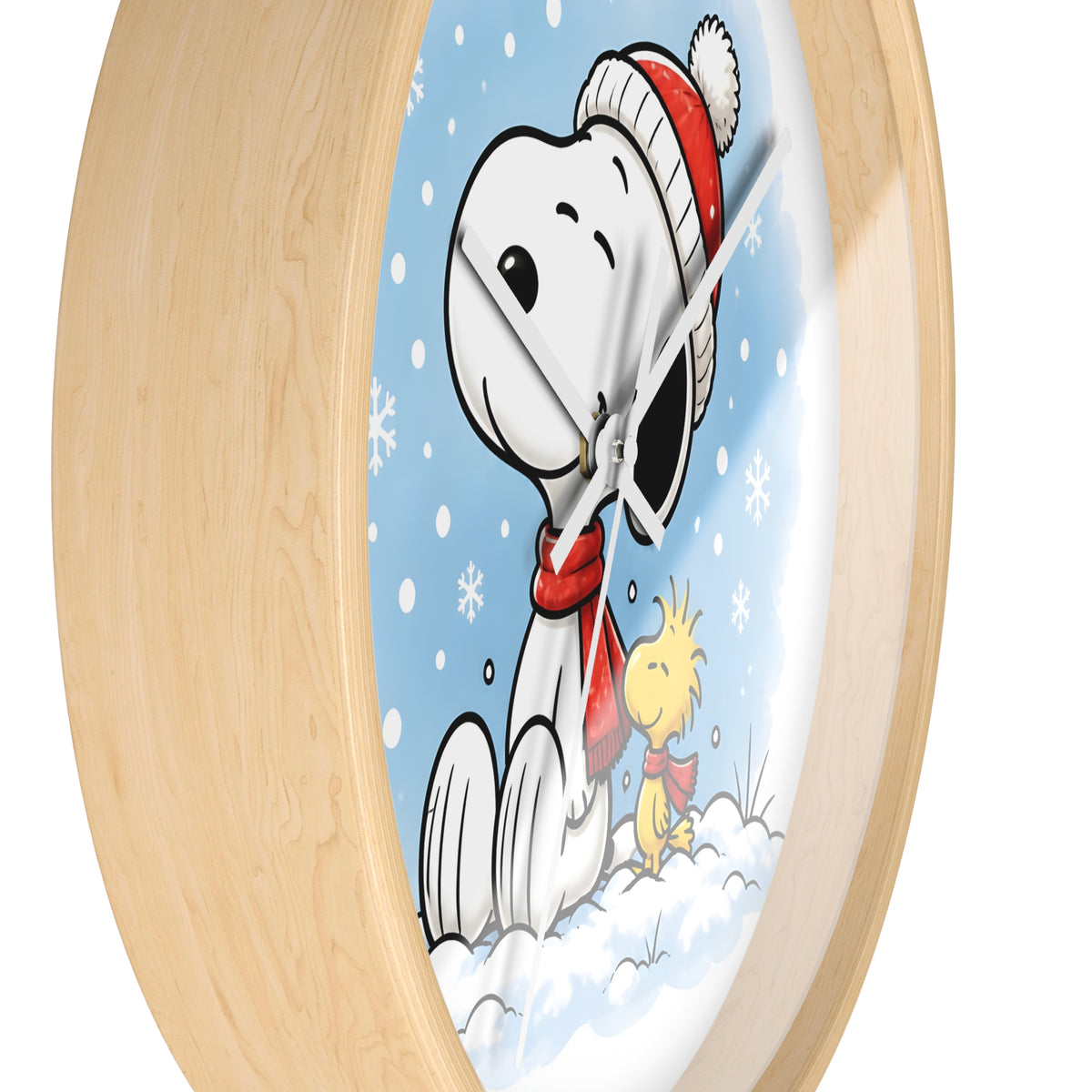 Winter Snow Wall Clock