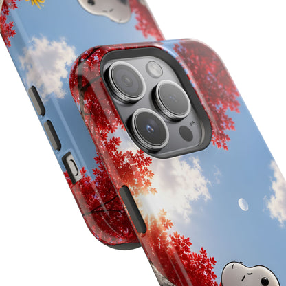 Fall Sky Comic Pup Phone Case