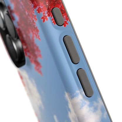 Fall Sky Comic Pup Phone Case