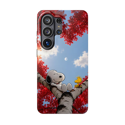 Fall Sky Comic Pup Phone Case