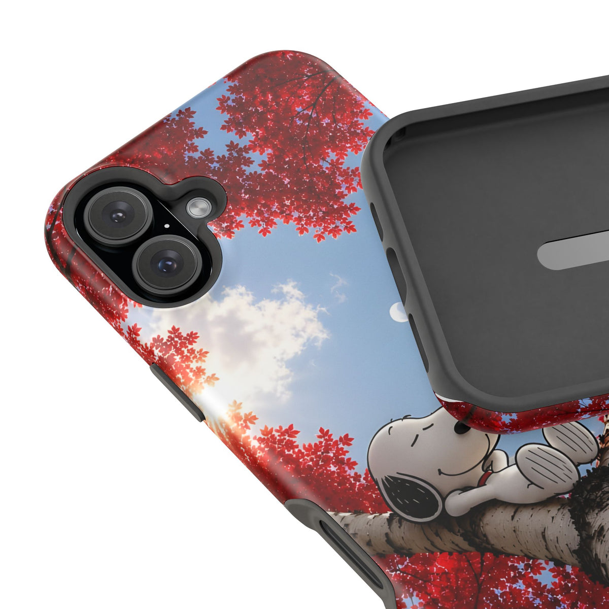Fall Sky Comic Pup Phone Case