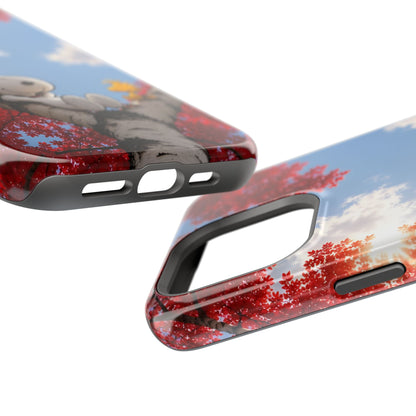 Fall Sky Comic Pup Phone Case