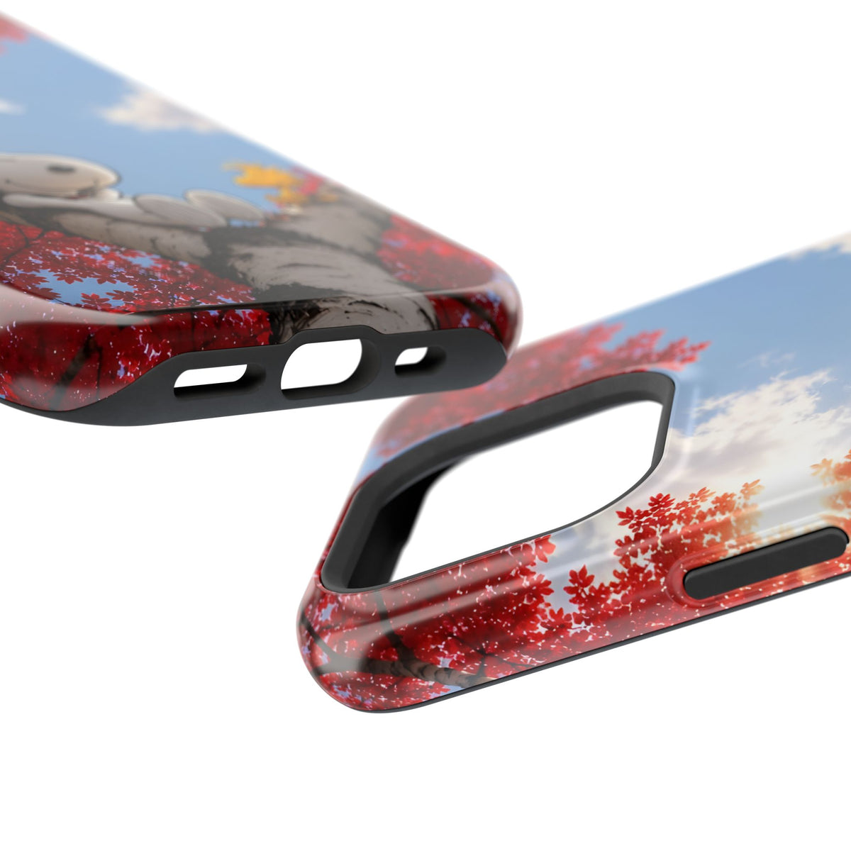 Fall Sky Comic Pup Phone Case