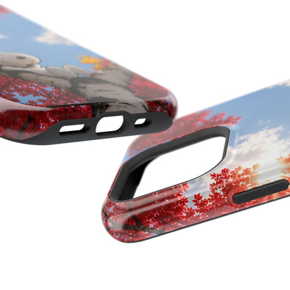Fall Sky Comic Pup Phone Case