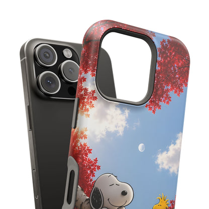 Fall Sky Comic Pup Phone Case