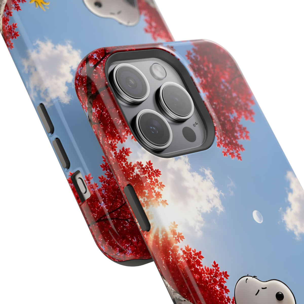 Fall Sky Comic Pup Phone Case