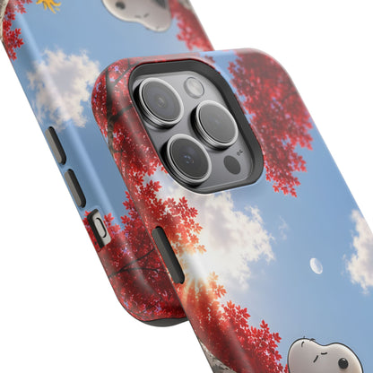 Fall Sky Comic Pup Phone Case