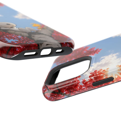 Fall Sky Comic Pup Phone Case