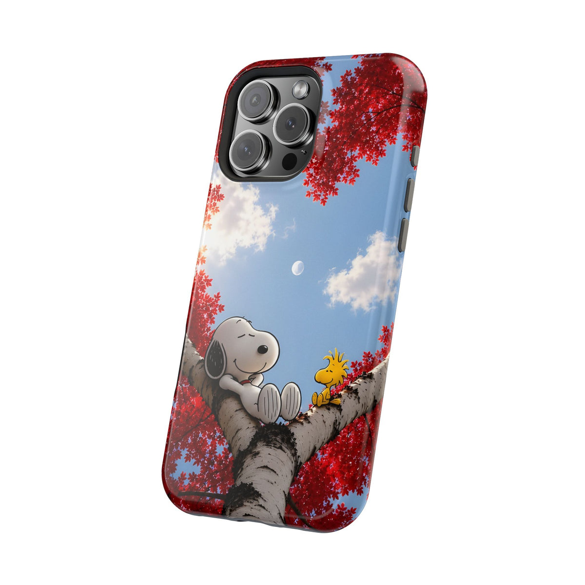 Fall Sky Comic Pup Phone Case