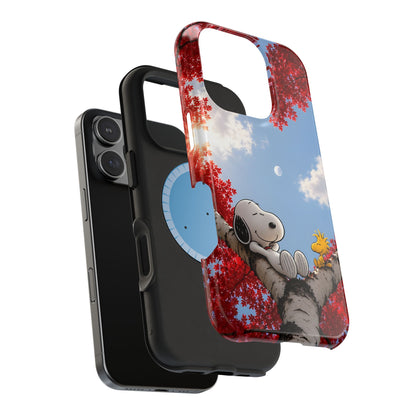 Fall Sky Comic Pup Phone Case