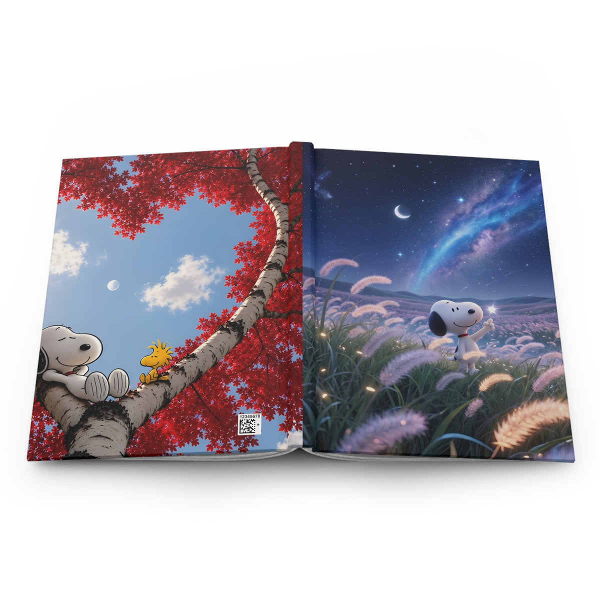 Starry Night Hardcover Journal — Lined Keepsake Notebook