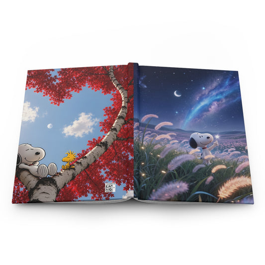 Starry Night Hardcover Journal — Lined Keepsake Notebook