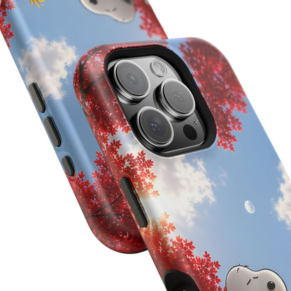 Fall Sky Comic Pup Phone Case