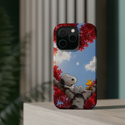 Fall Sky Comic Pup Phone Case