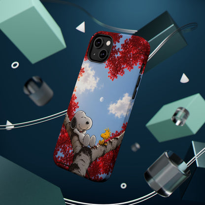Fall Sky Comic Pup Phone Case