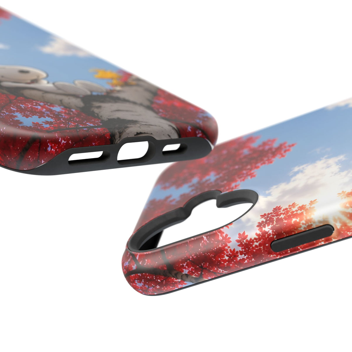 Fall Sky Comic Pup Phone Case