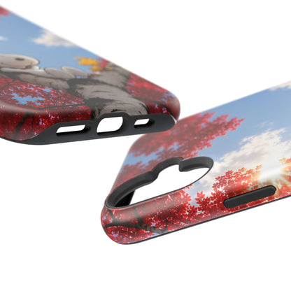 Fall Sky Comic Pup Phone Case