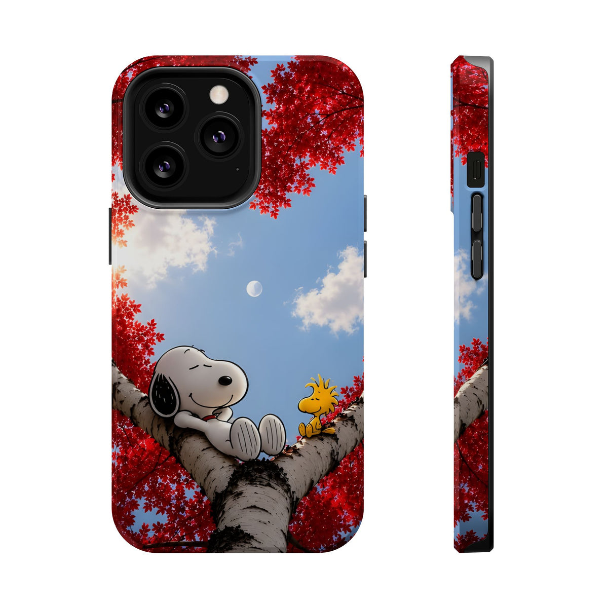 Fall Sky Comic Pup Phone Case