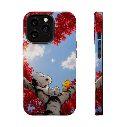 Fall Sky Comic Pup Phone Case